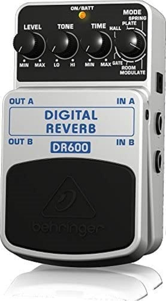 67ed333da0bfc3cc077cbdd458c1a427caf23350c758738e8e576-1.jpg Behringer DR600 DIGITAL REVERB Digital Stereo Reverb Effects Pedal