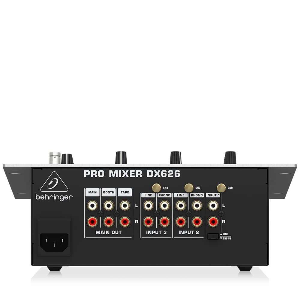 67ed4e13d3acac19e6f3f352f9e30fd6193f7b3ad493a1187ecaf.jpg Behringer DX626 DJ Mixer (3 Channels)