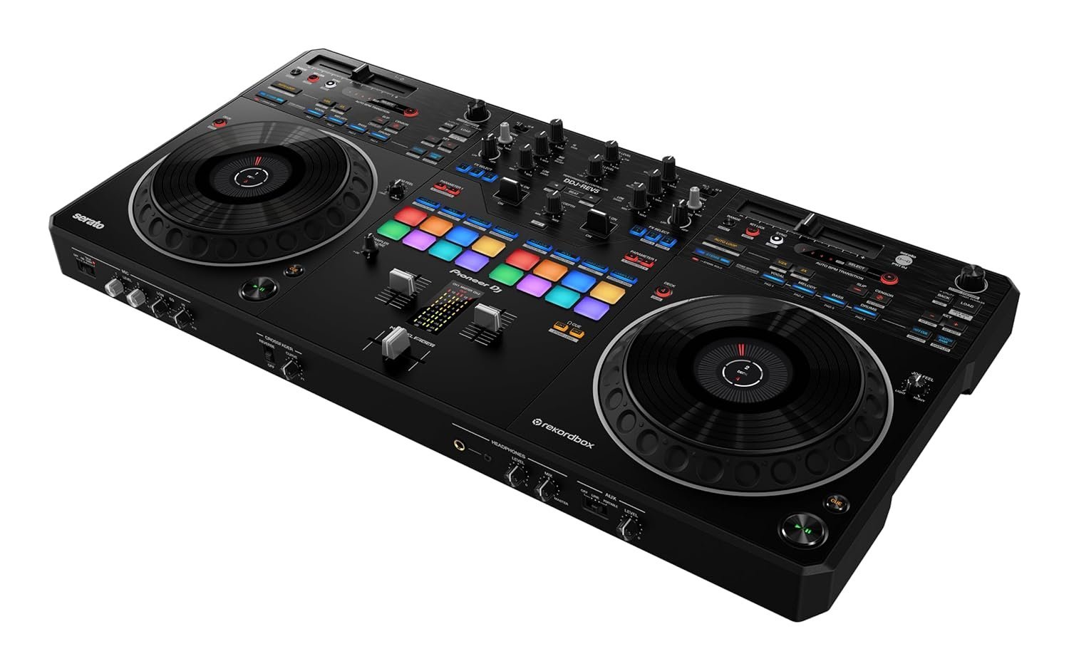 67ee2fe975a2e56574221defd7b2d33d375e1cae916eb46c6c567.jpg Pioneer DJ DDJ-REV5 4-deck DJ Controller with Stem Separation