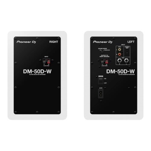 67ee309cac6c88d687b5a38ec92b2fe397933e773539e25f19164.jpg Pioneer DJ DM-50D 5-inch Active Monitor Speaker - White