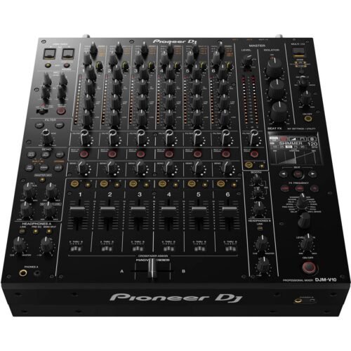 Pioneer DJ DJM-V10 6-Channel DJ Mixer With USB Connection, Black