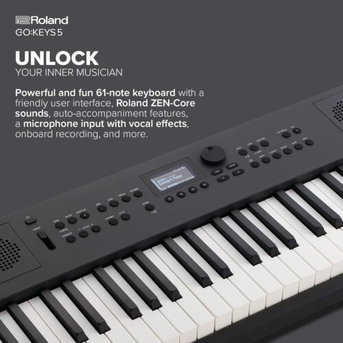 Roland GO KEYS 5 61-Keys Music Creation Keyboard - Black Roland GO KEYS 5 61-Keys Music Creation Keyboard - Black
