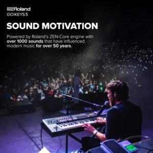 Roland GO KEYS 5 61-Keys Music Creation Keyboard - Black Roland GO KEYS 5 61-Keys Music Creation Keyboard - Black