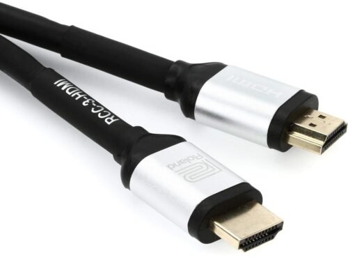 Roland HDMI Heavy-Duty Black Series Cable Supports 3D/4K HD (RCC-10-HDMI), 10-Feet