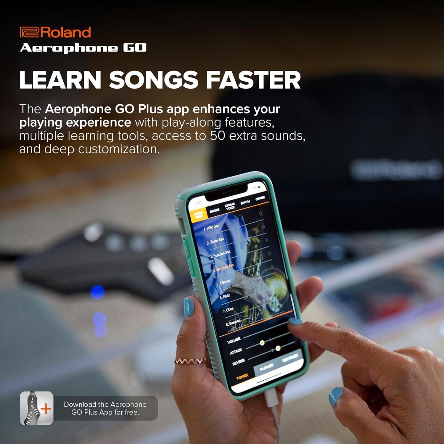 67ee3ad3b1abea04e9e06fed2fb46fd3ced9ac25123962bd0f415.jpg Roland Aerophone GO AE-05 Digital Wind Instrument
