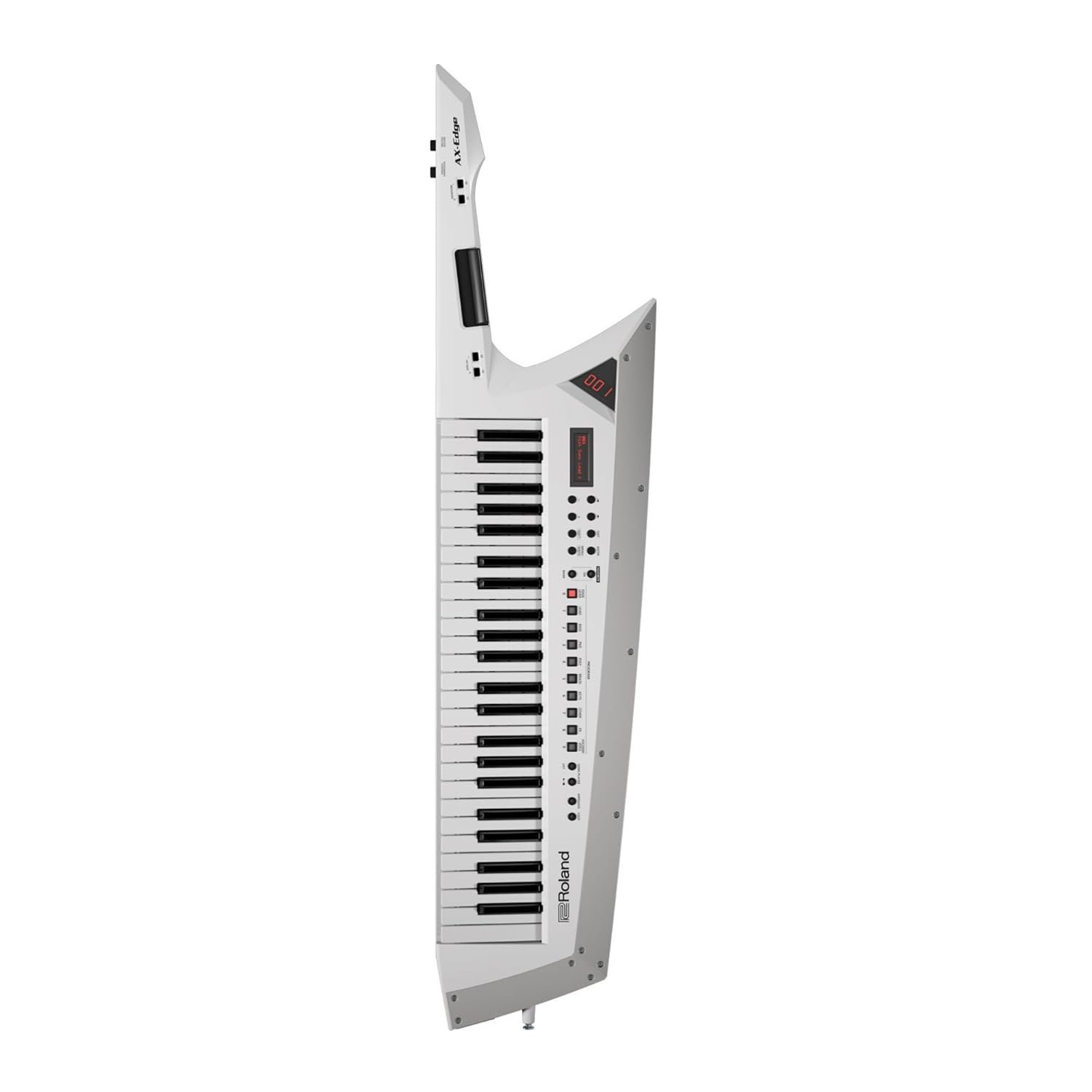 67ee3b802c942d33bb45c4deb729c5d48bfd3ac2cde31137fec0d.jpg Roland AX-Edge 49-Key Keytar, With Velocity And Channel After Touch, White (AX-EDGE-W)