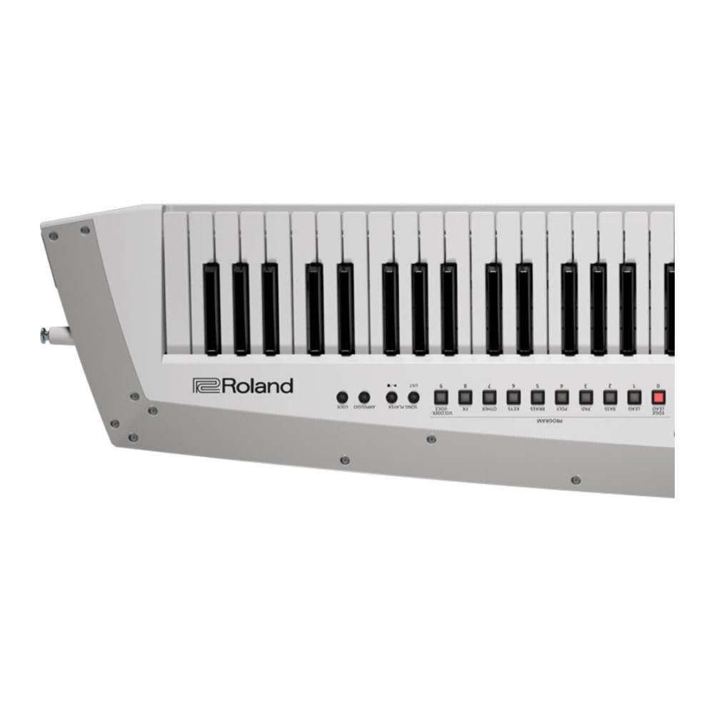 67ee3b847ea3a658124a660a48f5a183a6213d1f2a5546e9fd36a.jpg Roland AX-Edge 49-Key Keytar, With Velocity And Channel After Touch, White (AX-EDGE-W)