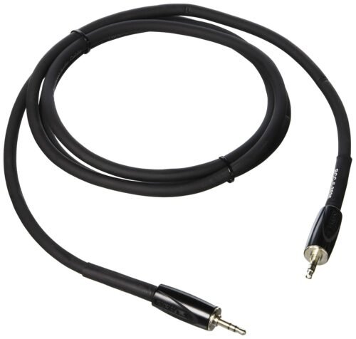 67ee3c262febbd21222b547f239066230780258153f1fe2994f9f.jpg Roland Black Series Interconnect Cable, 3.5mm TRS to 3.5mm TRS, Balanced, 5-Feet