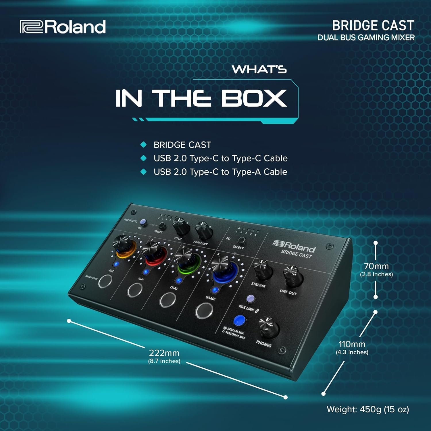 Roland Bridge Cast X Dual Bus Streaming Mixer and Video Capture