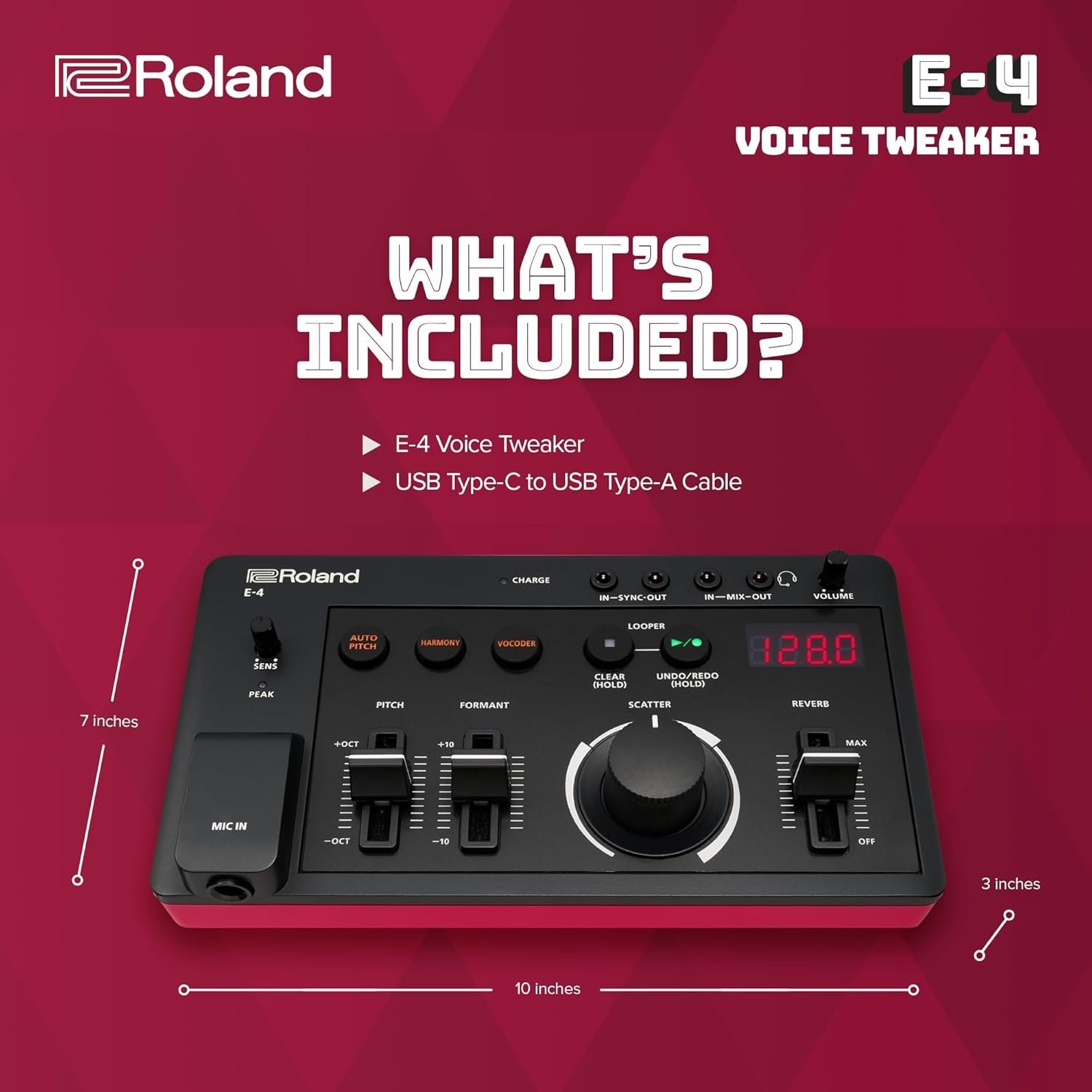 67ee3c916899273c7a57a82a4540aebaf17d3d5299e19f5cb8ac5.jpg Roland AIRA Compact E-4 Voice Tweaker