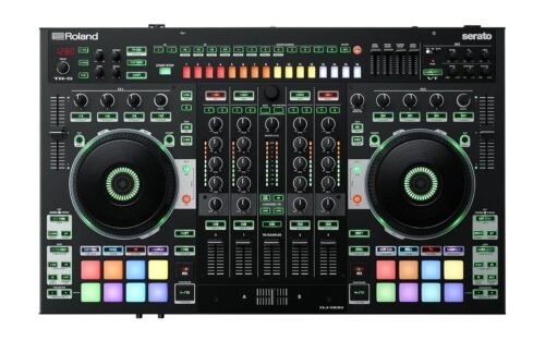 67ee3cd2e6a79dc2673bd671b4b43941e477ea9fc6a1c2a452166.jpg Roland DJ 808 Performance DJ Controller, black