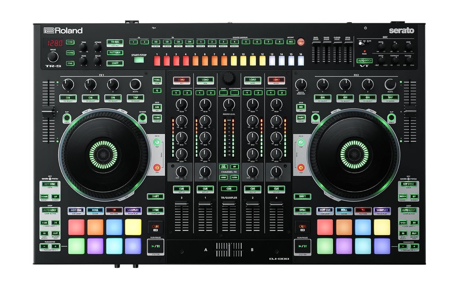 Roland DJ 808 Performance DJ Controller, black