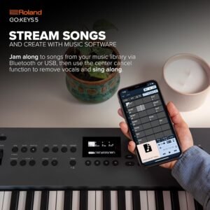 Roland GO KEYS 5 61-Keys Music Creation Keyboard - White Roland GO KEYS 5 61-Keys Music Creation Keyboard - White