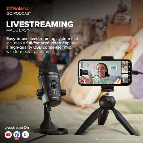 Roland GO:Podcast Video Podcasting Studio for Smartphones