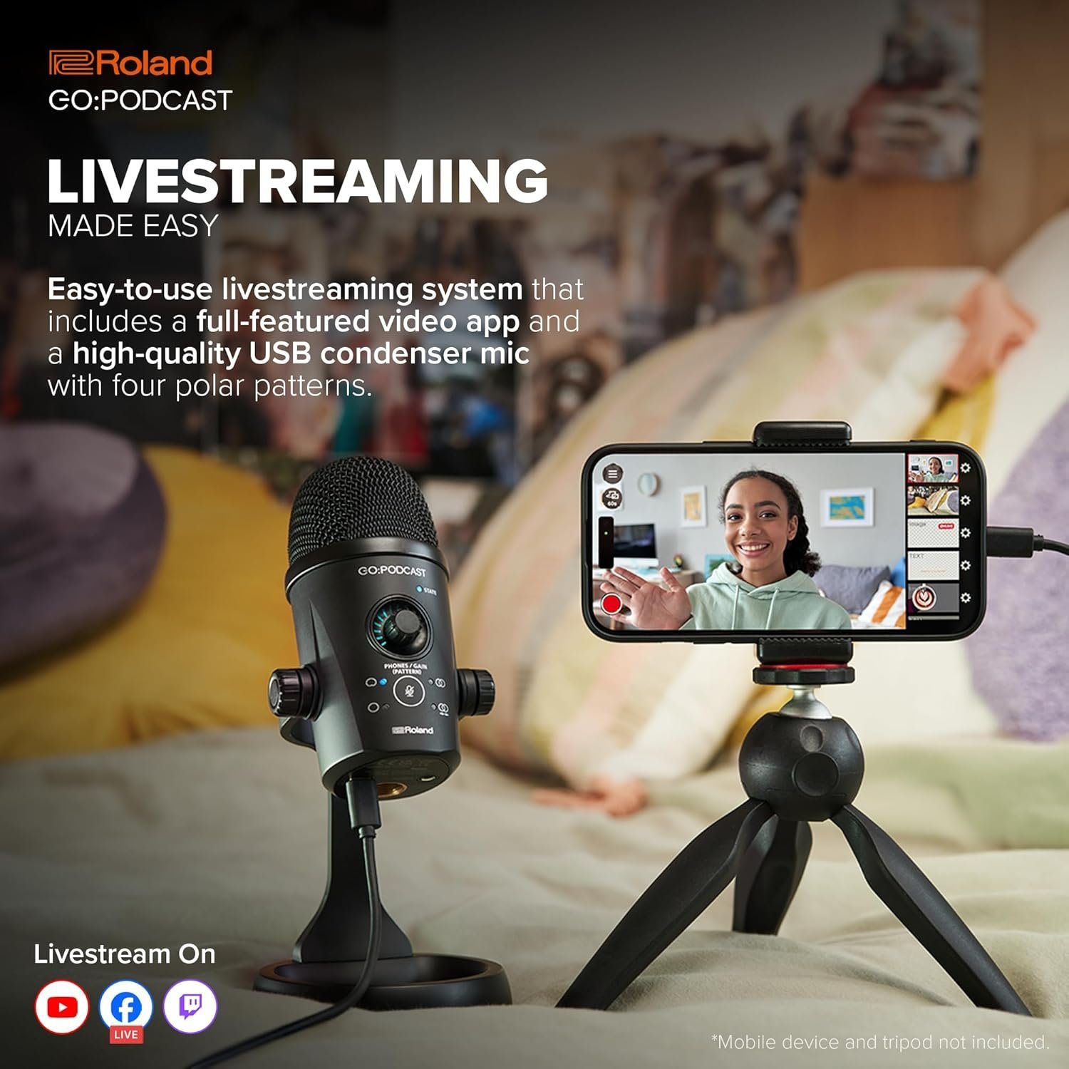 67ee3edc3fa9ef339989e70cfecbfcfe4b96a067467a33afd4f5e.jpg Roland GO:Podcast Video Podcasting Studio for Smartphones