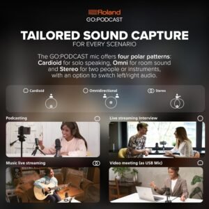 Roland GO:Podcast Video Podcasting Studio for Smartphones