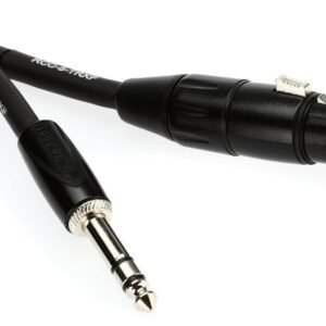 67ee3f521027e70b0230d9c8eb3235ba1fdfbb9e2422448f36ae0-1.jpg Roland Black Series Interconnect Cable, 1/4-Inch TRS to XLR (Female), 5-Feet