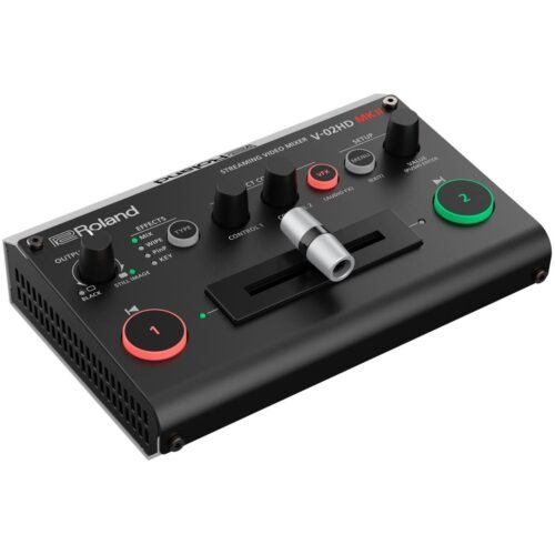 67ee405724b4a466351f2f8c1a7e810ab379ec095c8fea0ec299b.jpg Roland V-02HD MK II – 2-Camera Livestreaming Video Mixer for Teachers, Gamers & Content Creators