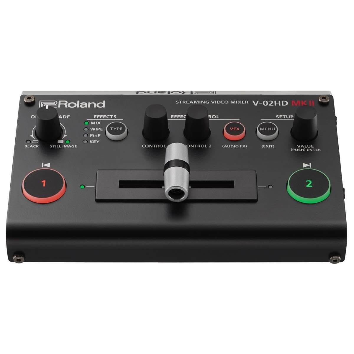 Roland V-02HD MK II – 2-Camera Livestreaming Video Mixer for Teachers, Gamers & Content Creators