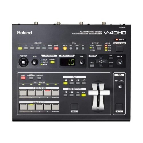 67ee406af177a5c4114d28a98bae64435480bfde4782afa656406.jpg Roland V-40HD Multi-Format Video Switcher Audio Processing