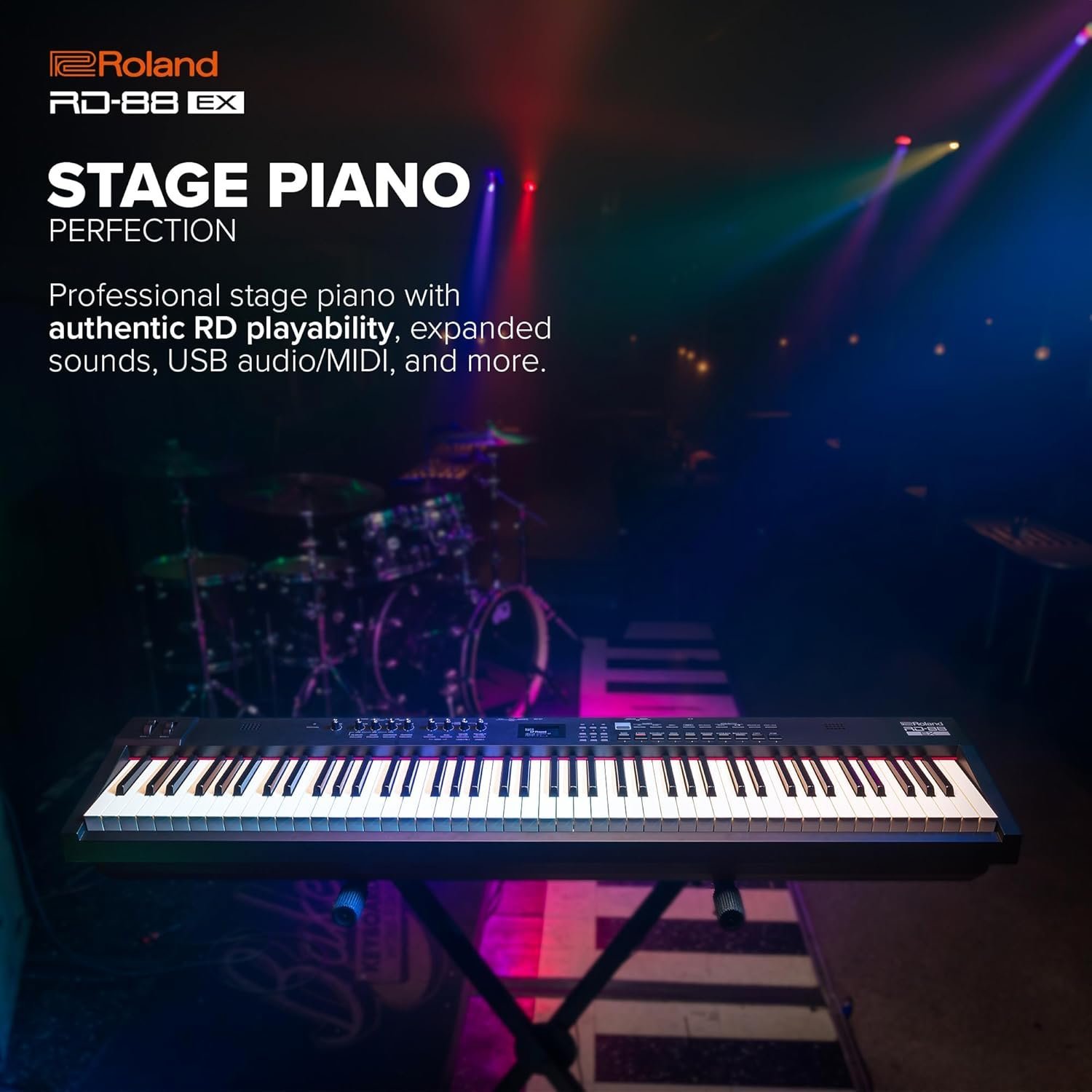 67ee40c4a0a5e8bd423d75e496e4e4020f470e970cf3a59985450.jpg Roland Premium Digital Stage Piano RD-88 EX