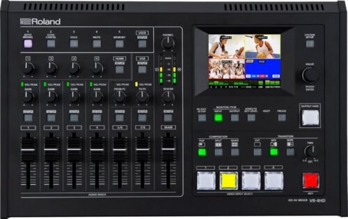67ee40d8f30c3835dad8f1f54d557199c74ec72f7d7519be6d275.jpg Roland Professional A/V VR-4HD HD AV MIXER