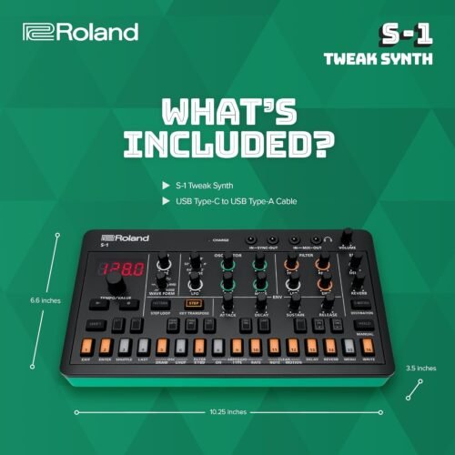 Roland S-1 Tweak Synth Compact Polyphonic Synthesizer Roland S-1 Tweak Synth Compact Polyphonic Synthesizer