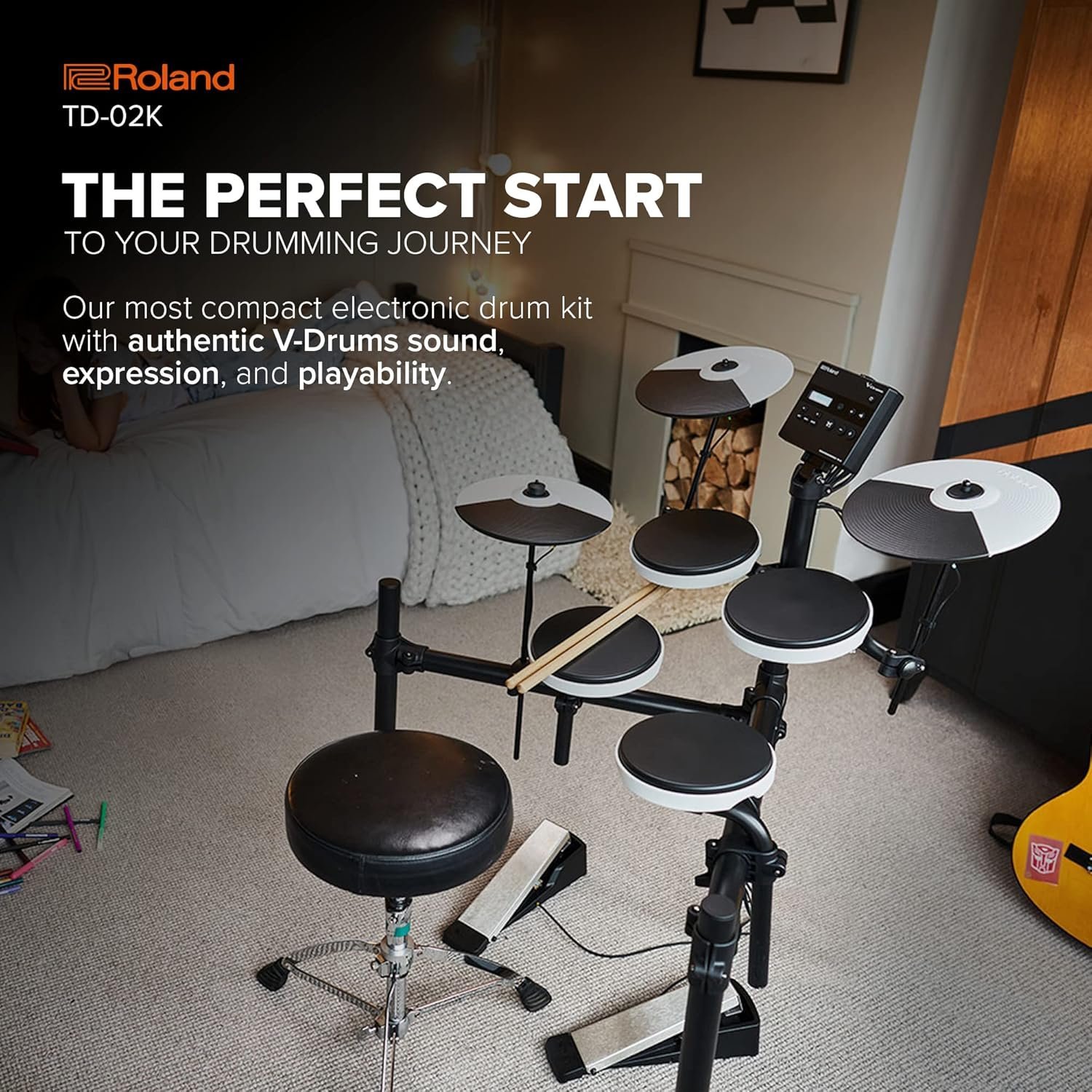 Roland TD-02KV V-Drums Electronic Drum Kit