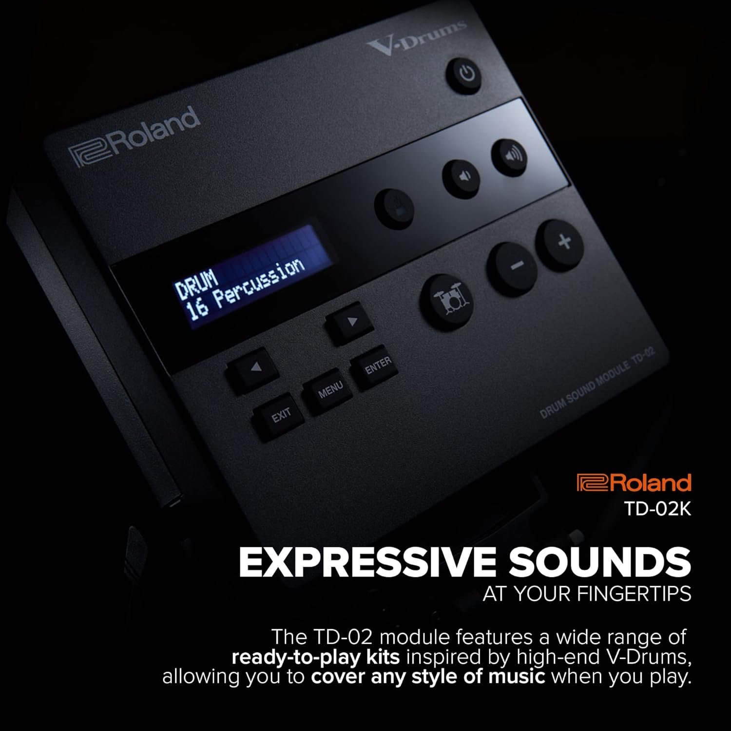 Roland TD-02KV V-Drums Electronic Drum Kit