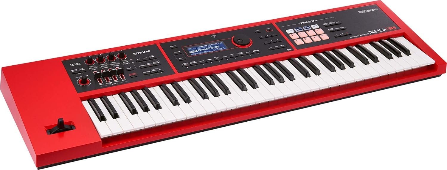 Roland XPS-30 RED Expandable Synthesizer 61 keys (with velocity) with Carry Bag