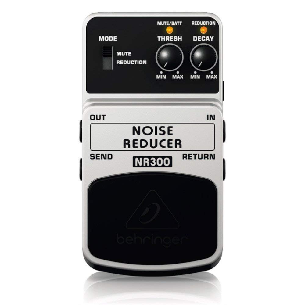 Behringer NR300 Ultimate Noise Reduction Effects Pedal Black and Silver