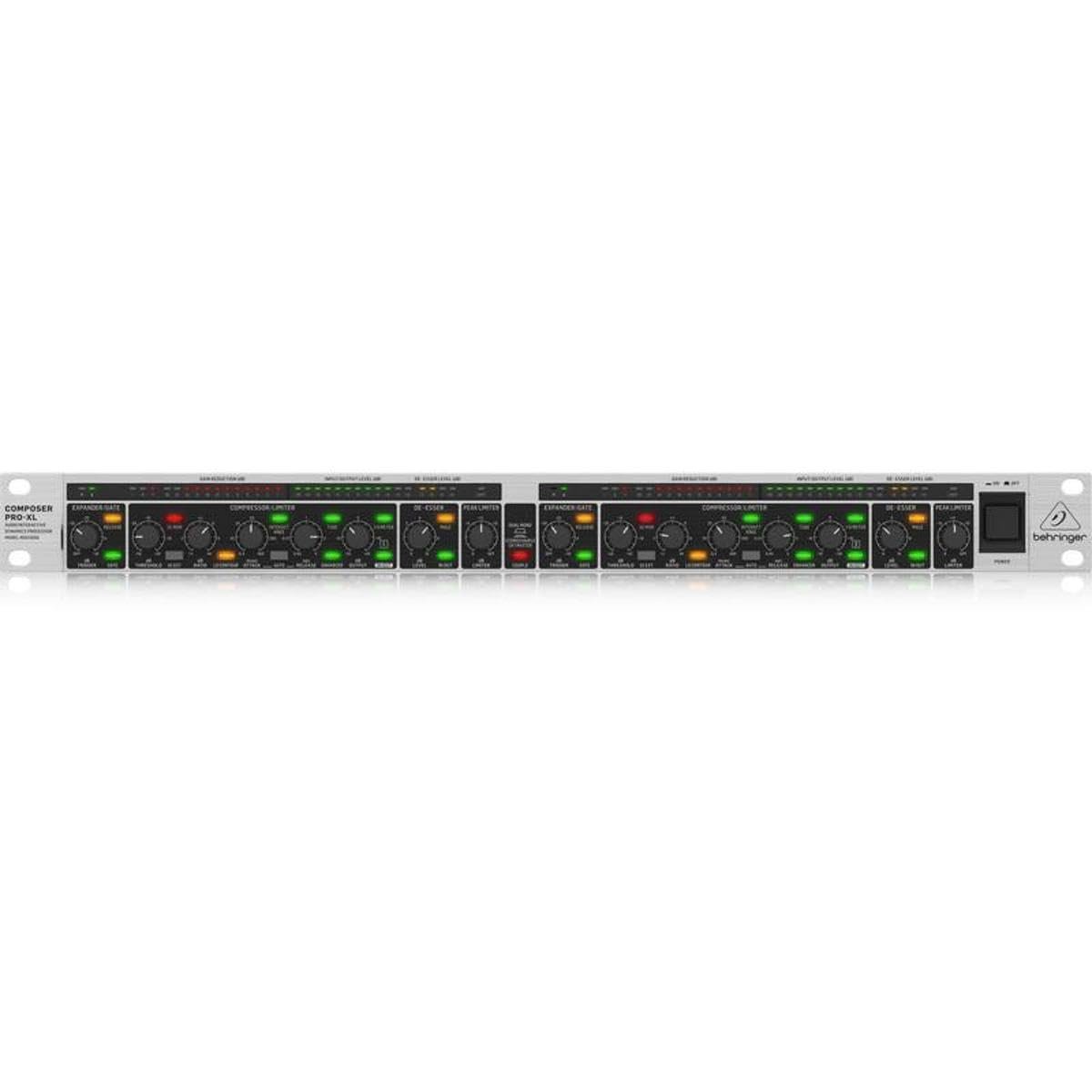 Behringer MDX2600 V2 Reference-Class 2-Channel Expander/Gate/Compressor/Peak Limiter with Integrated De-Esser, Dynamic Enhancer and Tube Simulation