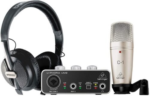 Behringer U-Phoria Studio Complete Recording/Podcasting Bundle