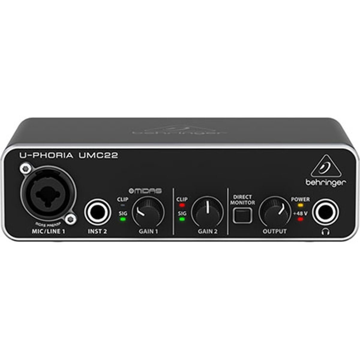 67ee5c9a0ef9022e1e52ef8b362fd2c3f34e7d4fd60aa03cea768.jpg Behringer U-PHORIA UMC22 Audiophile 2x2 USB Audio Interface with MIDAS Mic Preamplifier