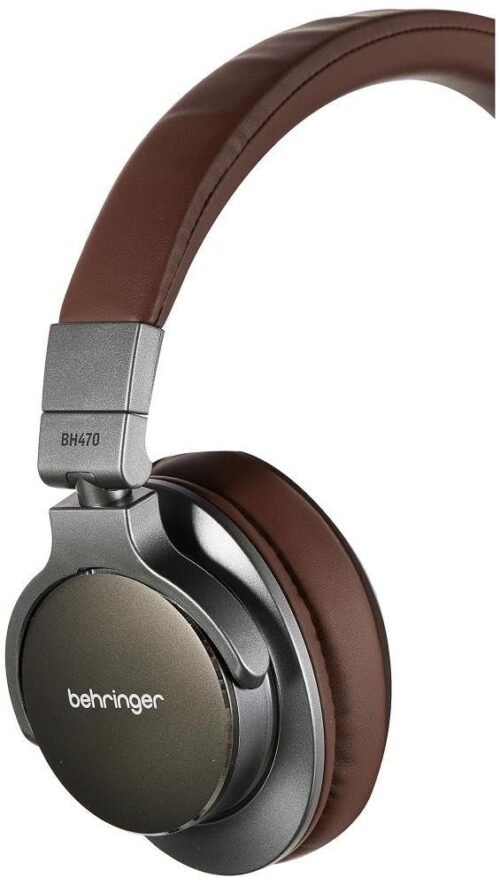 67ee5cc552a08c1808ebba0bcdce7abbc87a27735c32499822fe1.jpg Behringer Bh 470 Bluetooth Wireless On Ear DJ Headphones With Mic (Grey)