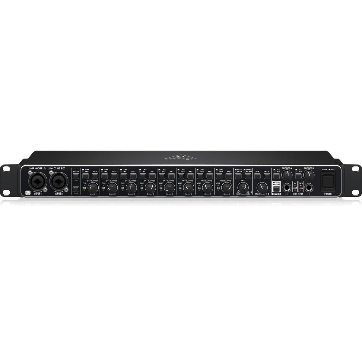 67ee5d092b3171b353803eb891e70a75550d2aef8851862ce8c18.jpg BEHRINGER U-Phoria UMC1820, Black, 8-Channel