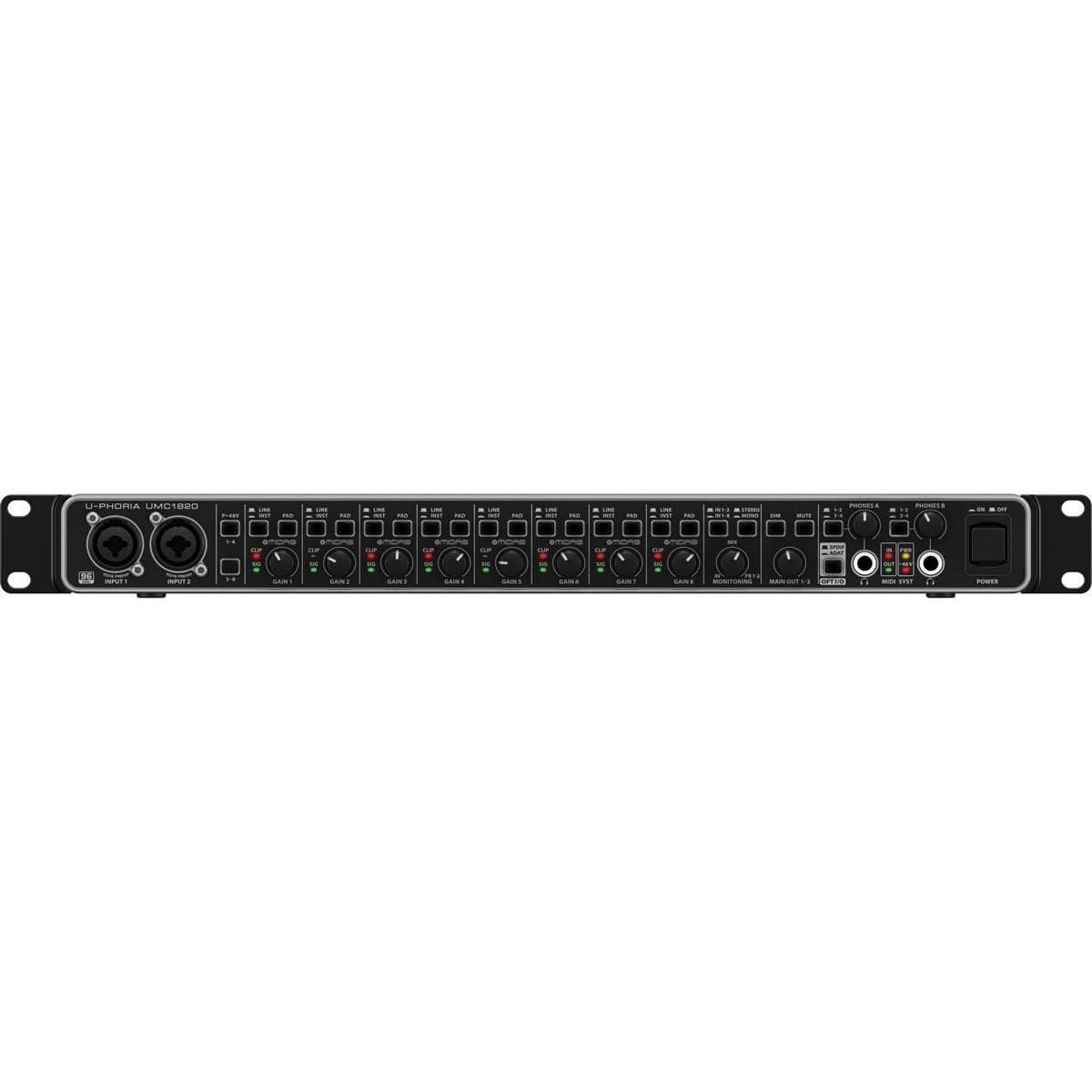 67ee5d0c6b62b91e59253eab974050faee5a129d9d3439bd02e5b.jpg BEHRINGER U-Phoria UMC1820, Black, 8-Channel