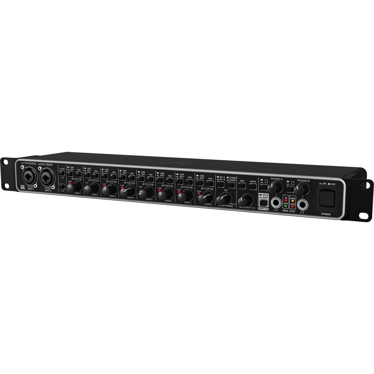 67ee5d0dec11279af529326ff46ac570a7243df47518778481ff5.jpg BEHRINGER U-Phoria UMC1820, Black, 8-Channel