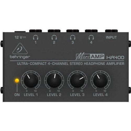 Behringer HA400 Ultra-Compact 4-Channel Headphone Amplifier