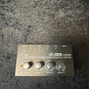 67ee5d60b43fd1b6e5af5badc5c8da3109f4fb52386abe2f790a0.jpg Behringer HA400 Ultra-Compact 4-Channel Headphone Amplifier