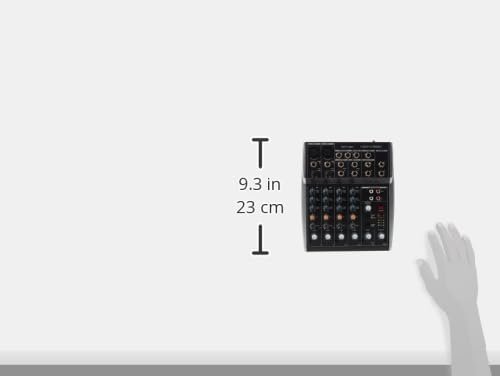 Behringer USB Mixer-Unpowered Analog Audio Mixer(XENYX 802S), Black