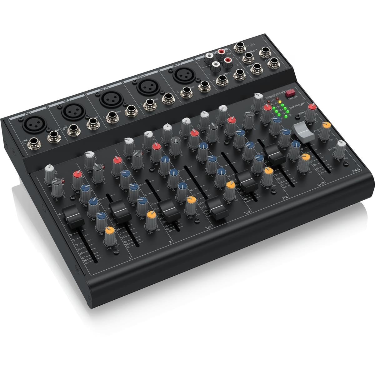 Behringer XENYX 1003B Premium Analog Audio Mixer with 5 Mic Preamps With USB Connection, Black
