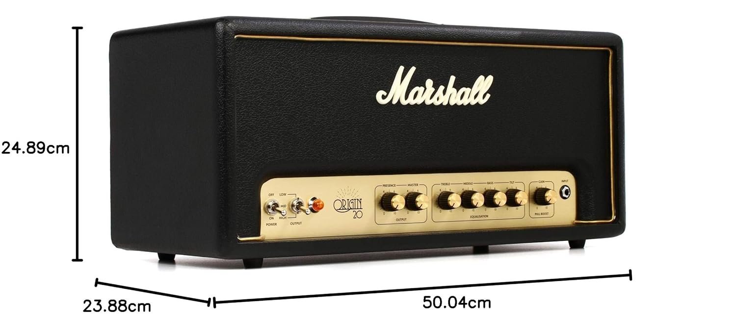 67ee66e866b5fe13a5c83d051a753df73dbc970cd1292bf529745.jpg Marshall Amps Marshall Origin 20W Head w FX Loop and Boost (M-ORI20H-U)