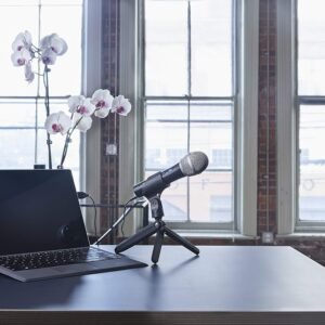 Audio-Technica ATR2100x-USB Cardioid Dynamic Microphone (ATR Series)