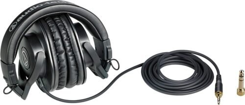 67ee7a4d0044108d33dd8559bbc3a461c3c29bfdc6db858df3731-1.jpg Audio-Technica ATH-M30x Professional Studio Monitor Headphones, Black