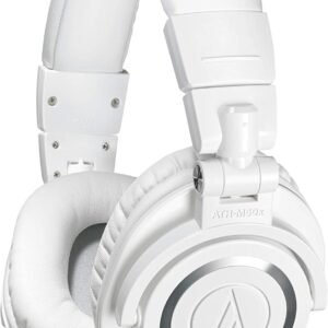 67ee7bb2856910010022923aec205b596f05795625b12bb3d7284.jpg Audio-Technica ATH-M50xWH Professional Studio Monitor Headphones, White