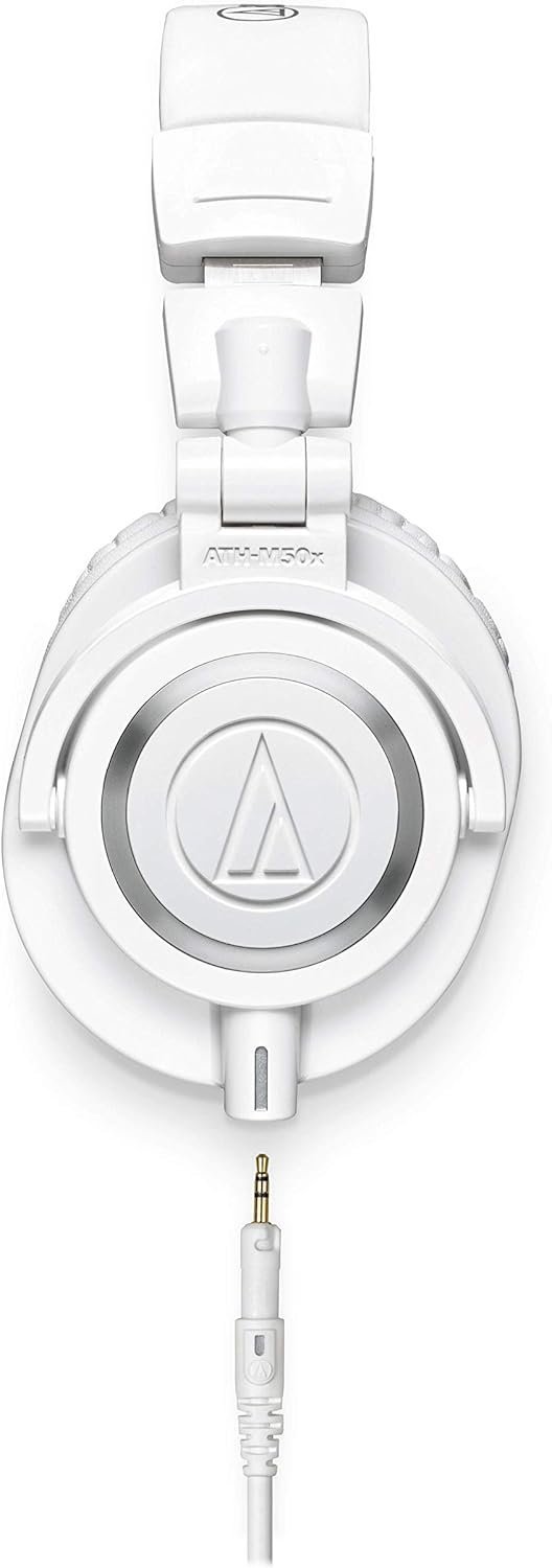 67ee7bb53d198864eca950cc9bcde511150553f2b5ef1f2abaaab-1.jpg Audio-Technica ATH-M50xWH Professional Studio Monitor Headphones, White
