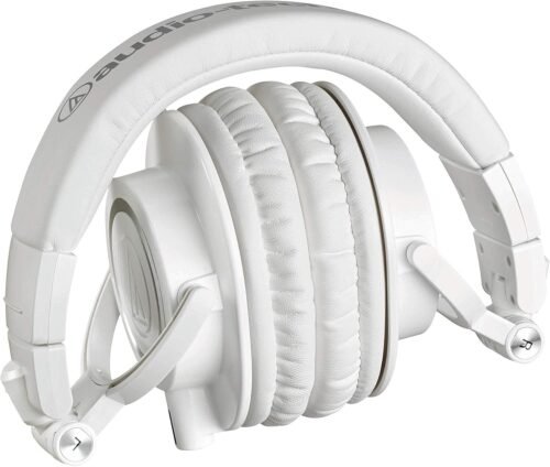 Audio-Technica ATH-M50xWH Professional Studio Monitor Headphones, White Audio-Technica ATH-M50xWH Professional Studio Monitor Headphones, White