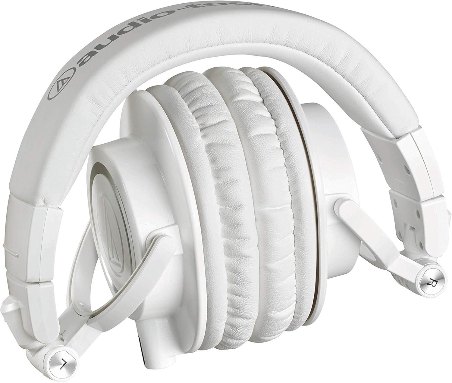 67ee7bb6e35120bc293c9dc67f875b52c80661232fd38917da745.jpg Audio-Technica ATH-M50xWH Professional Studio Monitor Headphones, White