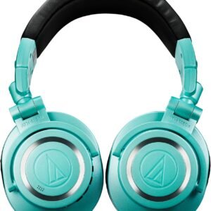 67ee7bf7a98d1833a1cd904ebb19361f39c96151bf815be2f8237.jpg Audio-Technica ATH-M50xBT2IB Wireless Over-Ear Headphones, Ice Blue